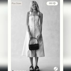 Anthropologie suspender dress